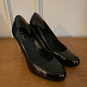 Cole Haan Black Heels Sleek Patent Leather